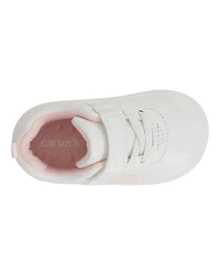 Every Step® First Walker  Flower Casual Sneakers - White