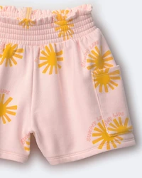 Toddler Girl Swing Short with Pockets Sunny Life Print - Rose