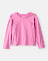 Girls Long-Sleeve Top - Pink