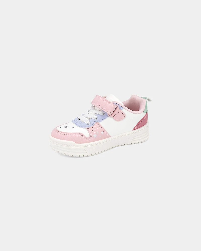 Toddler Girl Colour Block Casual Sneakers