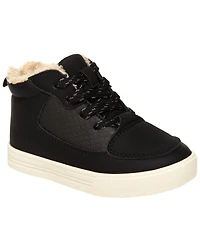 Toddler Sherpa Detail Lace-Up Sneakers