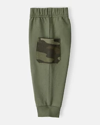 Baby Boy 3-Piece French Terry Tee & Pant Set - Green