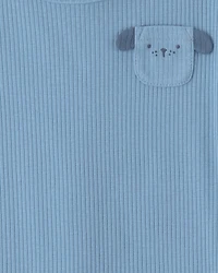 Baby Boy 2-Pack Dog Short-Sleeve Rompers - Blue