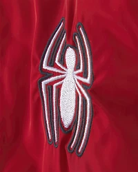 Kid Spider-Man Bomber Fashion Jacket - Red