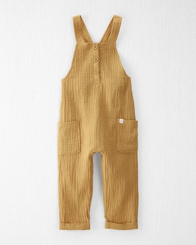 Toddler Organic Cotton Gauze Overalls