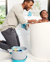 Moby Stowaway Bath Toy Bucket