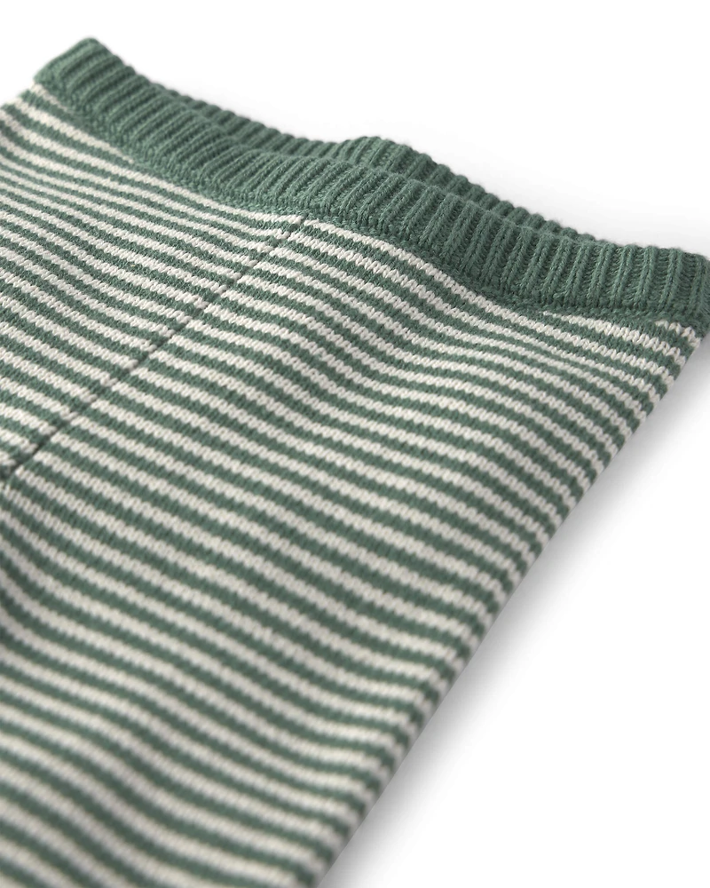 Baby 2-Piece Organic Cotton Sweater Knit Top & Pant Set