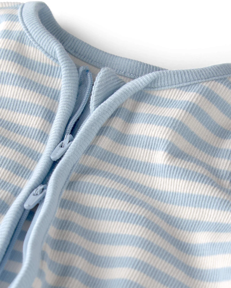 Baby Organic Cotton Sleeper Pyjama Stripes