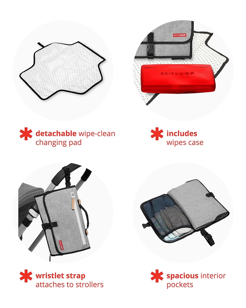 Pronto Signature Changing Station - Grey Melange