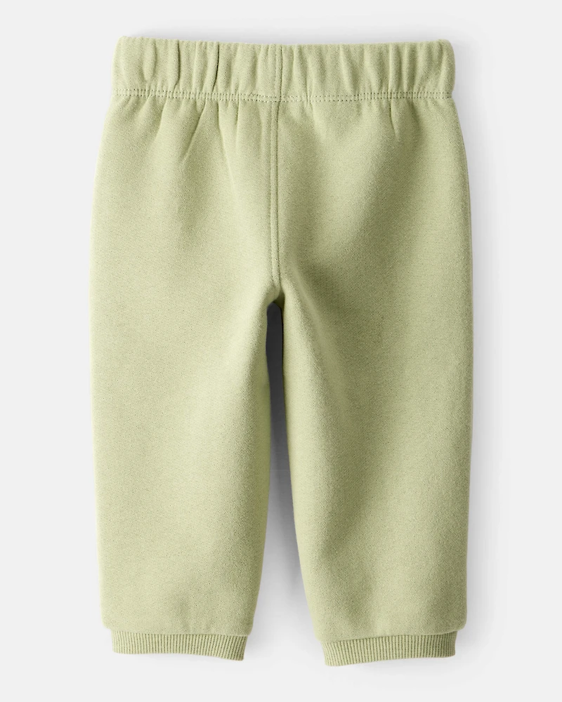 Baby Boy Cotton Pull-On Pants - Green