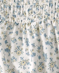 Baby Girl Linen Romper Made with Organic Cotton Spring Bloom