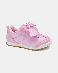 Toddler Girl Bow Casual Shoes - Pink