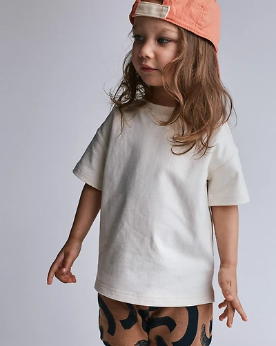 Toddler Relaxed Tee - Cream