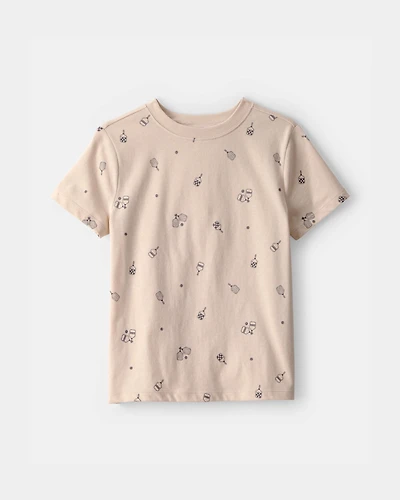 Kids Pickleball T-Shirt - Brown