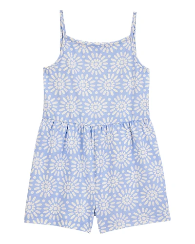 Kid Geo Print Tank Romper
