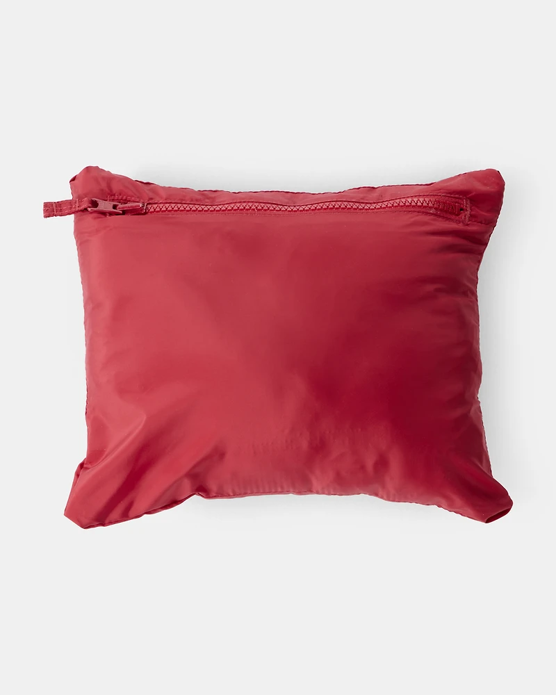 Kid Hooded Puffer Jacket - Red