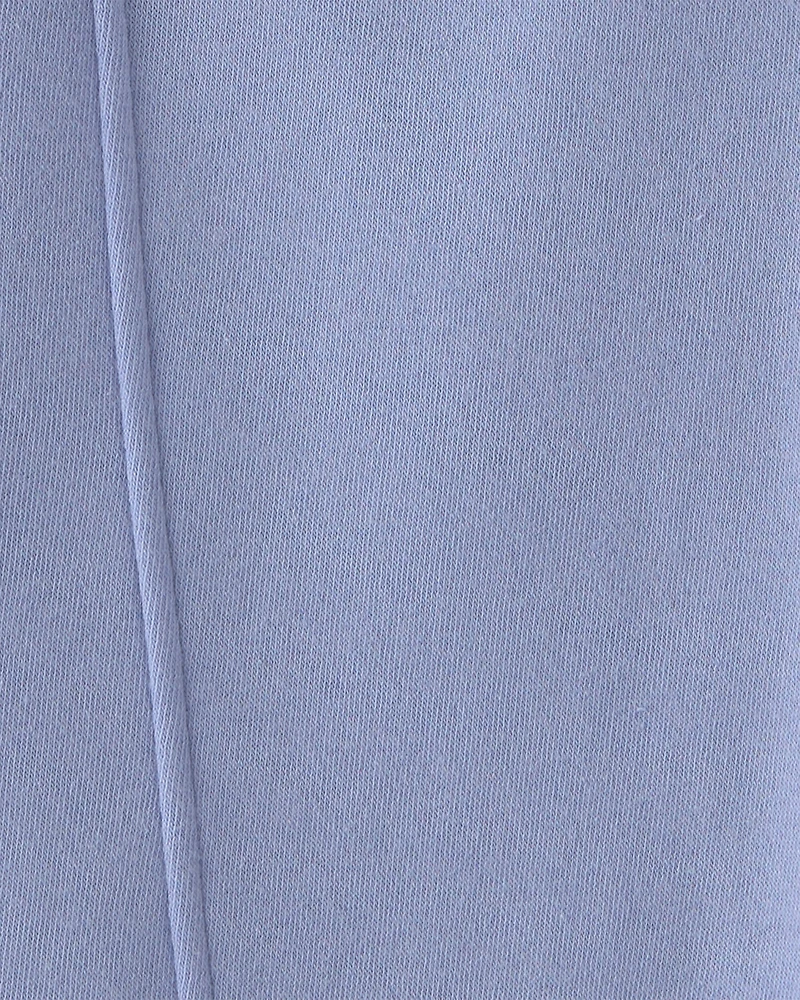 Girls Fleece Wide-Leg Active Pants - Blue