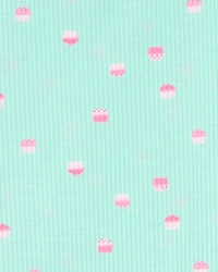 Girls 2-Piece Cupcake Loose Fit Pyjamas