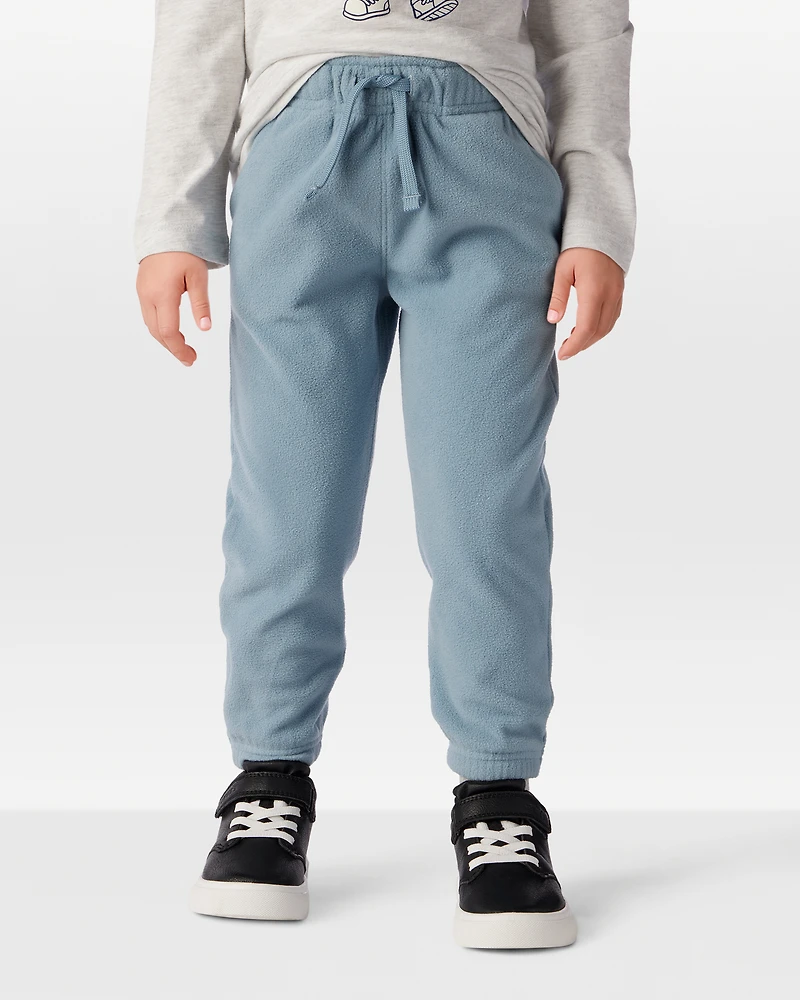 Toddler Boy Fleece Joggers - Blue