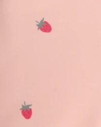 Baby Girl 2-Piece Recycled Rashguard Swimsuit Set Blissful Petals Print