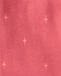 Girls Cowgirl Print 100% Cotton Long-Sleeve Snug Fit 4-Piece Pyjamas - Pink