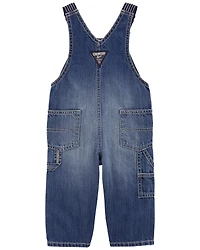 Baby Classic Denim Overalls: Removed Patch Remix