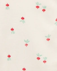 Baby 5-Pack Vegetables Sleeveless Bodysuits - Ivory