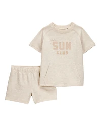 Baby Boho Chic Sun Club 2-Piece Outfit Set