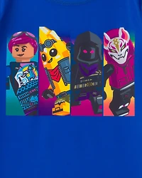 Boys Lego Fortnite Rashguard - Blue