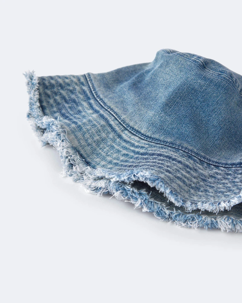 Toddler Denim Bucket Hat - Light Wash
