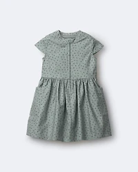 Toddler Girl Laura Dress with Pockets - Pale Blue