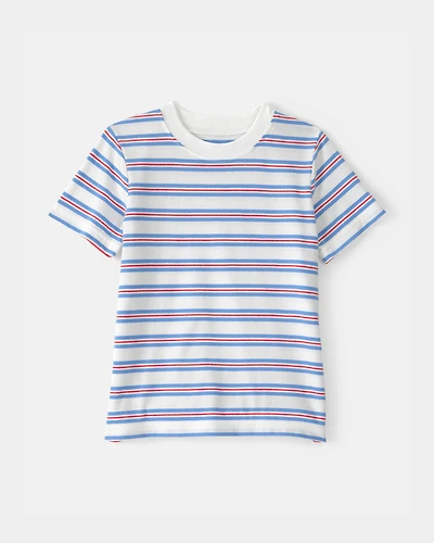 Toddler Striped T-Shirt - Red/White/Blue