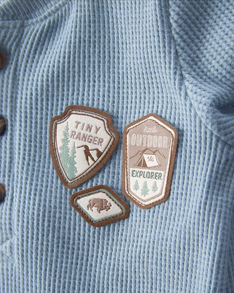 Baby Boy 2-Piece Park Ranger Thermal Bodysuit Pant Set