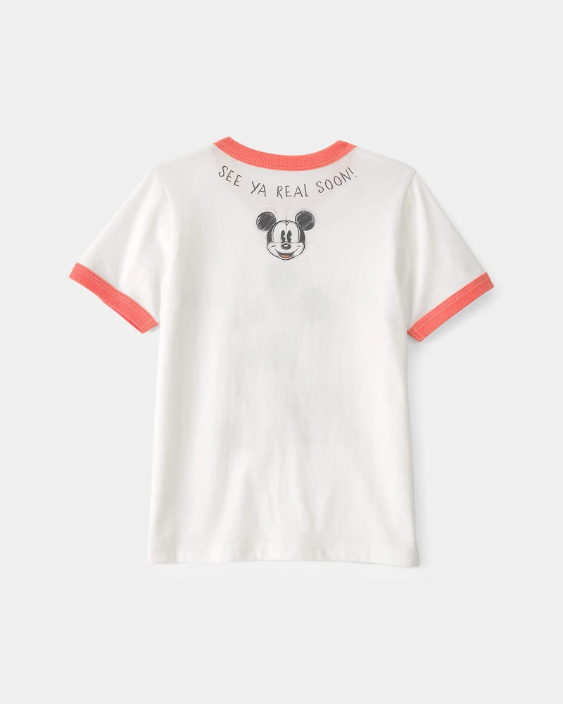 Toddler Disney© Mickey Mouse Graphic Tee - White