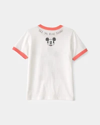 Toddler Disney© Mickey Mouse Graphic Tee - White
