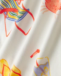 Baby Beach 2-Way Zip PurelySoft™ Snug Fit Sleeper - Cream