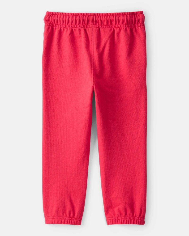 Toddler Boy French Terry Jogger - Red