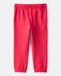 Toddler Boy French Terry Jogger - Red
