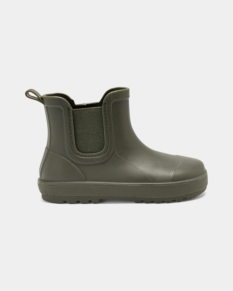 Toddler Boy Rain Boots - Olive