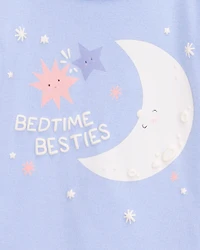 Baby 4-Piece Moon 100% Snug Fit Cotton Pyjamas