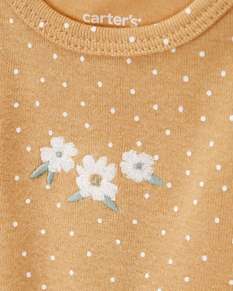 Baby Girl 3-Piece Floral Little Character Set