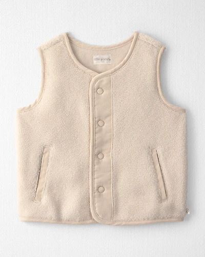 Toddler Recycled Teddy Fleece Vest