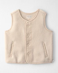 Toddler Recycled Teddy Fleece Vest