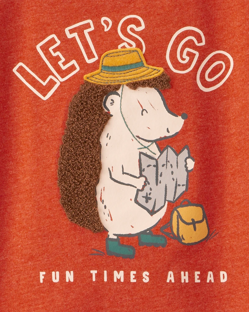 Toddler Boy Let's Go Fun Times Ahead Long-Sleeve Graphic Tee - Grey