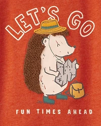 Toddler Boy Let's Go Fun Times Ahead Long-Sleeve Graphic Tee - Grey