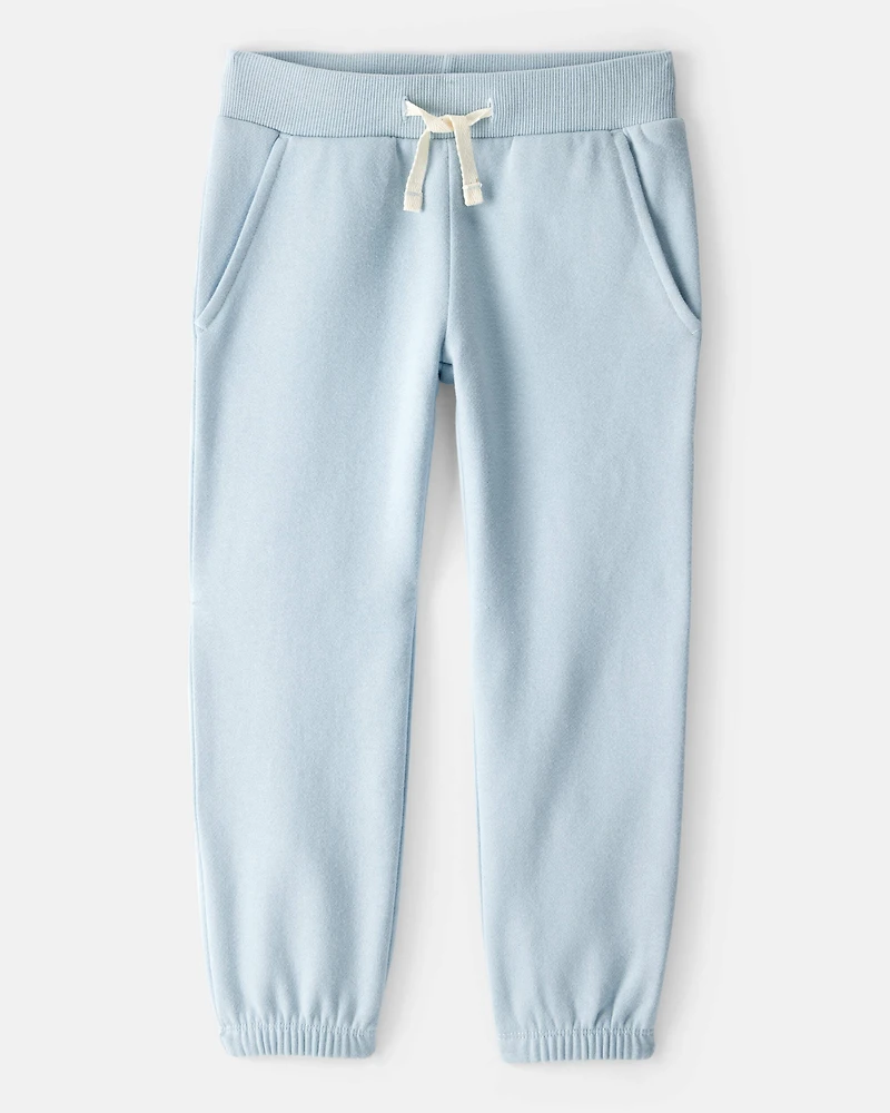 Toddler Girl Cotton Joggers - Blue