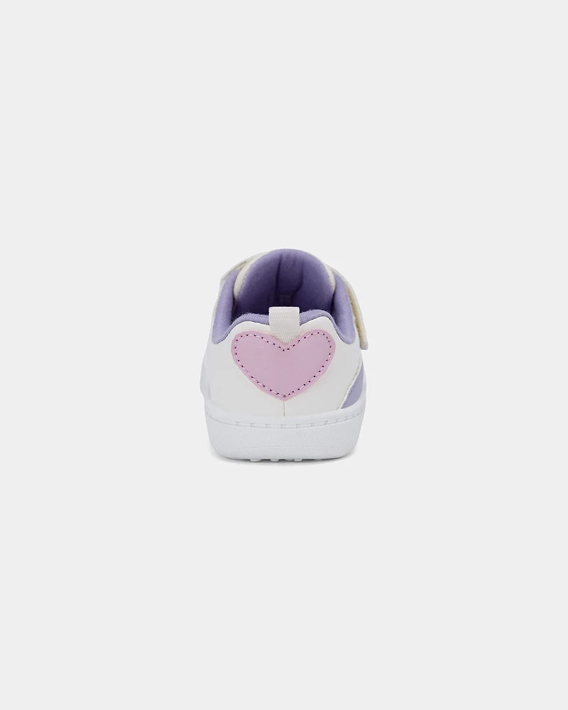 Baby Girl Every Step® First Walker Colour Block Sneakers - Pink/Purple/White