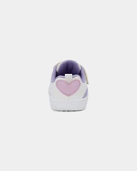 Baby Girl Every Step® First Walker Colour Block Sneakers - Pink/Purple/White