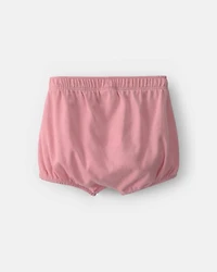 Baby Girl 2-Pack Cotton Shorts - Pink