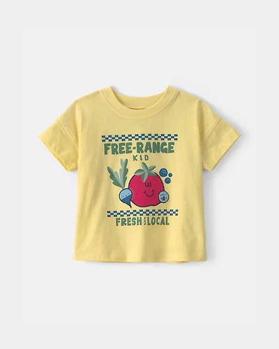 Baby Farmers Market Graphic Tee - Yellow
